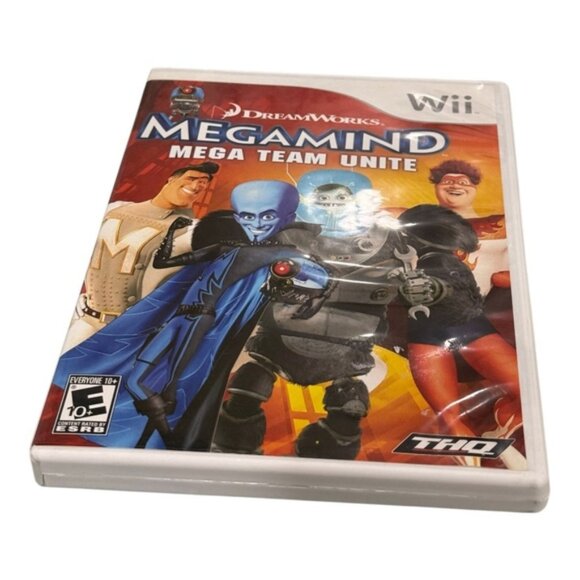 Megamind Mega Team Unite Nintendo Wii Video Game Complete THQ DreamWorks Kids Ac - Picture 2 of 8